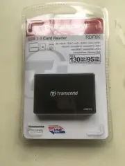 Transcend RDF8K2 USB 3.0 Multi-Card Reader for SD/SDHC/SDXC/MS/CF Cards