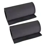 Black EVA Foam Sheets Roll 13 x 39 Inch 10mm Thick for Crafts DIY Projects, 2Pcs