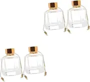 Alipis 2sets Car Scent Air Freshener Dusk Diffuser Fragrance Oil Aromatherapy Bottle Essential Oil Holders Home Fragrance Release 2pcs*2