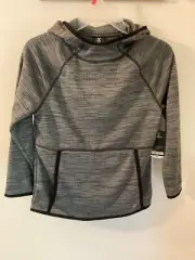 NWT Xersion Quick Dry Pull Over Boys Hoodie Charcoal Sz 8