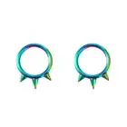 Cartilage Earring Spiked Septum Ring Nostril Piercing Surgical Steel Nose+ _pw