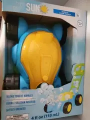 Toy Push Bubble Lawnmower Pretend Play Bubble Machine Lawn Mower with Light Up