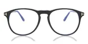 Tom Ford FT5805-B Blue-Light Block 001 Men's Glasses Black Size 52 - Private Health Rebate - Blue Light Block Available