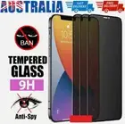 Anti-Spy Screen Protector Private Tempered Glass For iPhone 16 Pro Max/15/14/13~