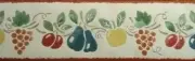 Fruits 3D Textured Luxury Vinyl Wallpaper Border by Andover Wallcoverings