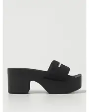 Alexander Wang Lisa Platform Slides Women Black Heels