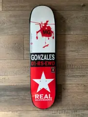 MARK GONZALES REAL SKATEBOARD DECK 2001 - RARE VINTAGE NOS KROOKED VISION