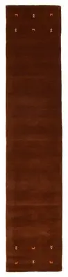 Vintage Hand loomed Runner Rug 2'7" x 13'1" Traditional Wool Carpet