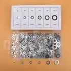 900pcs M3-M10 A3 Steel Flat Washer Plain Washers Assortment Kit with Box