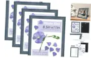 , 8.5x11 Picture Frame with Glass, Tabletop & Wall Horizontal or Vertical