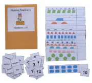 Teacher Made Math Center Learning Resource Game Naming Numbers 1-20