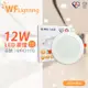 4入 【舞光】 LED 12W 3000K 黃光 全電壓 15cm 節標標章 索爾平面崁燈 WF431178