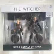 The Witcher Geralt & Ciri Season 3 Netflix 7"Action Figure Toys Gift - 2 Pcs Set