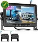 1080P Wireless Reversing Camera with 7 Inch IPS Monitor, 2 Car Rear View Camera