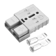 Anderson Plug 50A Amps Grey 12-24V Solar Caravan Mounting Connector [10 Pack]