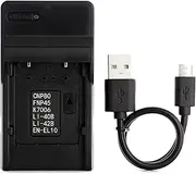EN-EL10 Ultra Slim USB Charger for Nikon Coolpix S200, S203, S210, S220, S230, S3000, S4000, S500, S510, S5100, S520, S570, S60, S600, S700, S80 Digital Camera