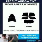 Pre Cut Window Tint For Subaru Legacy / Outback Estate 2005-2009 - Full Kit