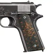 New Colt 1911 Grips Full Size Springfield_Government Turkish Walnut Wood handgun