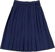 [BE STAR GIRL] Tombow School Uniform 1346001 24-Piece Pleated Skirt, Girls, 63-Length, 90 Navy, W80