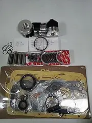 For MITSUBISHI K3M rebuild overhaul kit water pump + piston + ring + complete head gasket + main conrod bearing (2types of pistons as pictures.)