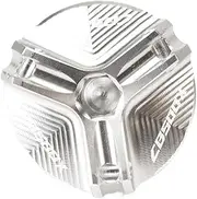WYJDZSW Motorcycle CNC Accessorie Filler Fill Cap Plug Cover Engine Cup Compatible With CB500X CB 500X 2013-2022 2019 2018(Silver)
