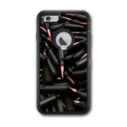 Skin Decal for Otterbox Defender iPhone 6 PLUS Case / bullets black