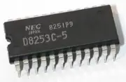 2pcs NEC D8253C-5 DIP-24 PROGRAMMABLE INTERVAL TIMER RH