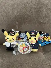 Singapore Airport Pikachu Pokemon Plush Keychain- Set Of 2