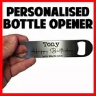 Personalised Bottle Opener Stainless Steel Speed Bartender Bar Can Beer Drink