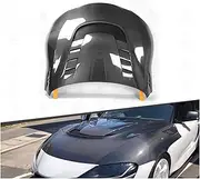 Black Carbon Fiber VRS Type Vented Car Bonnet Engine Cooling Hood Designed Compatible For Toyotas Supra GR MK5 A90 A91