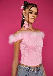 [Sugar Thrillz] Turnout For What Jacquard Bustier