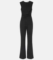 [Staud] Staud Jagger draped jersey jumpsuit AU 8 black