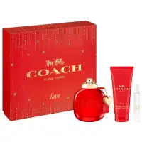 在飛比找博客來優惠-【COACH】時尚戀紅淡香精禮盒(淡香精90ml+7.5ml