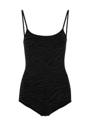 PRISM2 Glorious Stretch-jersey Bodysuit, Bodysuits, Black Grey - One Size ONE SIZE
