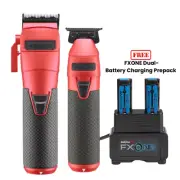 BaBylissPRO FXONE LIMITE Clipper/Trimmer Deep Orange prepack (BATTERY INCLUDED)