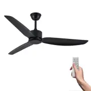 40" Ceiling Fan No Light Modern 3 Blades Ceiling Fans with Remote Control 6-S...
