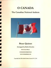 Brass Quintet Music O Canada arr. Ziemba NEW!