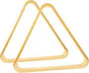 COSMEVIVI 2pcs Solid Wood Billiard Ball Racks Triangle Pool Ball Holder for Easy Setup with Smooth Surface Essential Billiard Supplies for Professional Game