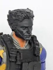 Marvel Legends Logan head stogie 3D printed 1/12 black Wolverine 6" Hugh Jackman