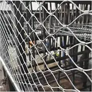 Stainless Steel Woven Wire Mesh Wire Mesh Fencing Stainless Steel Rope Net Height 0.8m/1m/1.2m Impact-Resistant Safety Net for Garden Playground Protection Net