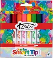 TEXTA 0277430 SMART TIP MARKER, ASSTD WALLET 10