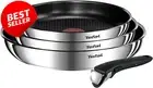 Ingenio Emotion Induction Non-Stick Stainless Steel 4 Piece Frypan Set,‎L897S474