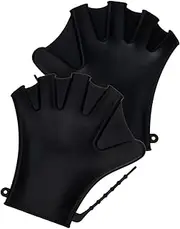 1 Pair Swimming Gloves Dive Auxiliary Mitten Water Gloves Swimming Pool Gloves Silicone Swimming Paddles Adults Diving Supplies Swimming Webbed Gloves Silicone Swim Paddles