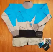 Kokatat Hydrus 3.0 Stoke Drytop Dry Top Electric Blue Large shirt kayak paddle