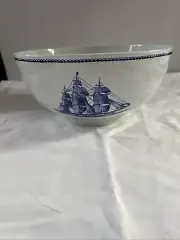 Wedgwood Georgetown American Clipper Red Jacket 1853 large serving bowl 9 1/2