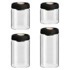 Coffee Beans Vacuum Sealed Tank Glass Moisture-proof Food Storage Container Jar`