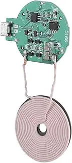 Wireless Charger Transmitter Module, Single Large Coil Multi-Level Protection Wireless Charging Transmitter PCBA for Work for Home for Office for Life