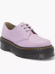 Dr Martens 1461 Quad Womens Size 7 Platform Oxford Purple Lavender Leather NEW