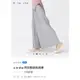 [二手] 全新灰色M 號 a la sha 壓褶寬褲裙，送a la sha環保提袋