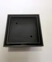 100mm BLACK TILE INSERT FLOOR WASTE